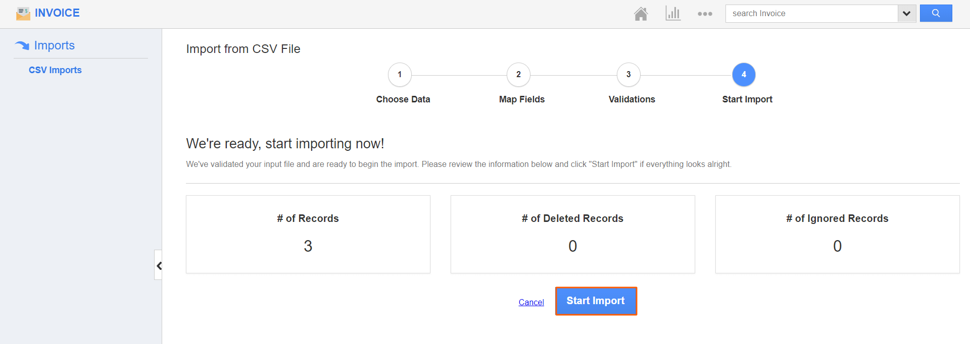 Invoice-Start Import.png Invoice - Start Import